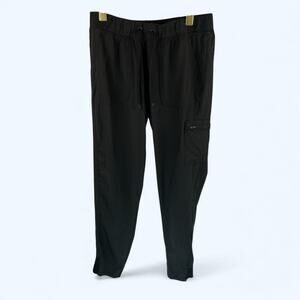 Champion Lightweight Ribbed Waist Ankle Joggers Women's Large Black